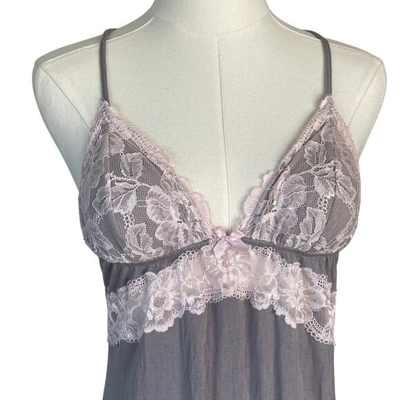 Victorias Secret Babydoll Dress Lace Slip Lingerie Coquette Fairy Y2K Size Small - Picture 2 of 6